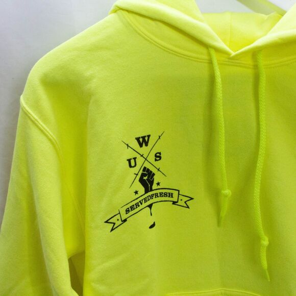 Served Fresh Hoodie Black Panther Party Martin Luther king Malcolm X Sweater S - Picture 6 of 7